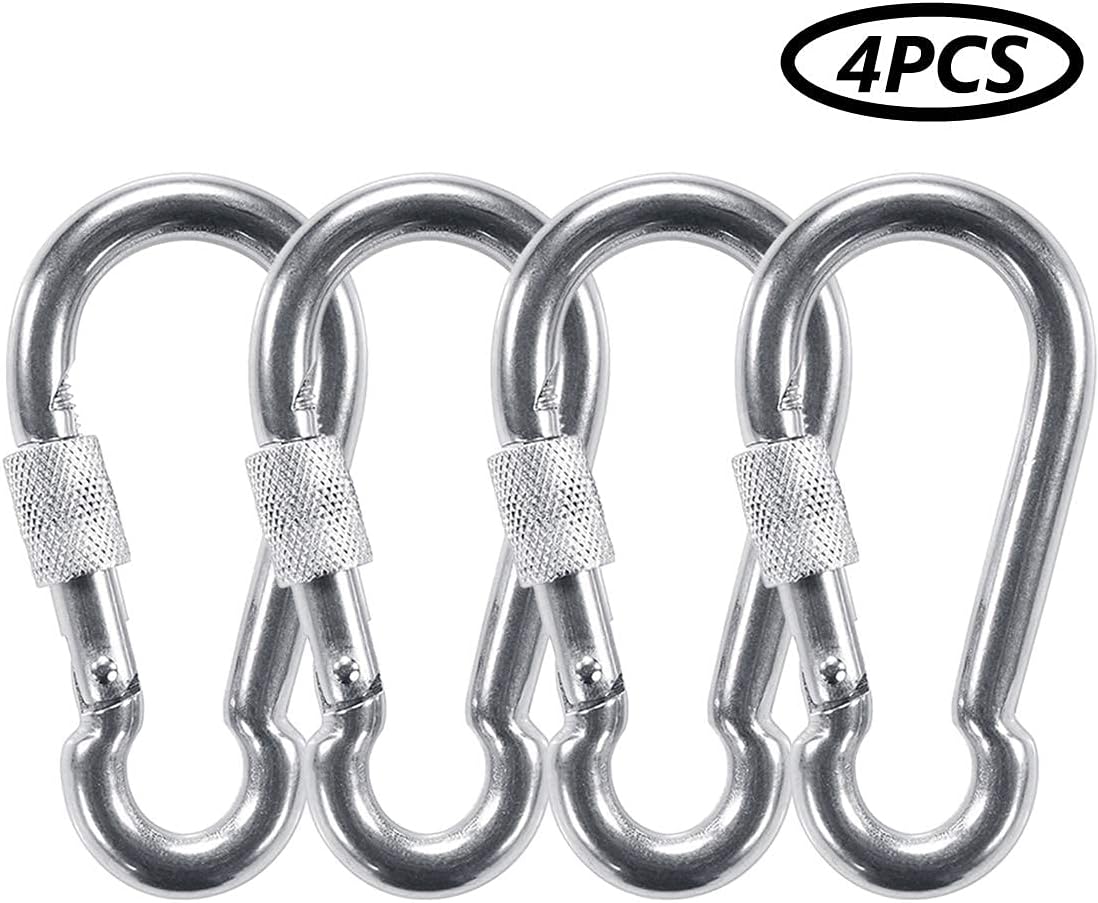 316 Stainless Screw-Lock Climbing Carabiner - Image 2