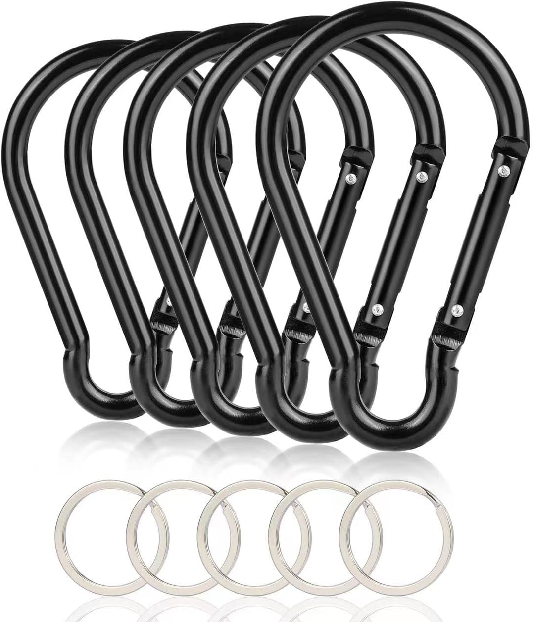 Extra Large 4" Aluminium Climbing Carabiner Keychain Hook