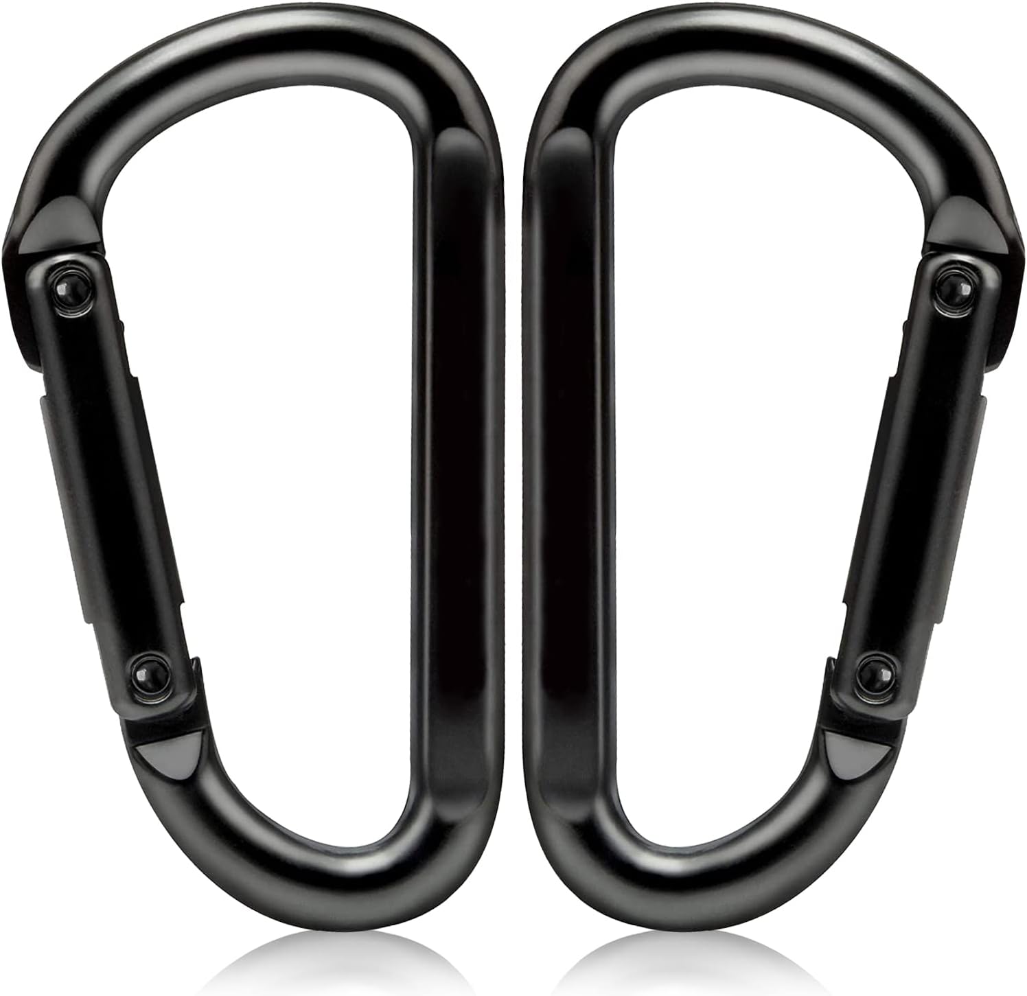 860 lb 3-Inch Iron Climbing Carabiner Keychain Hook
