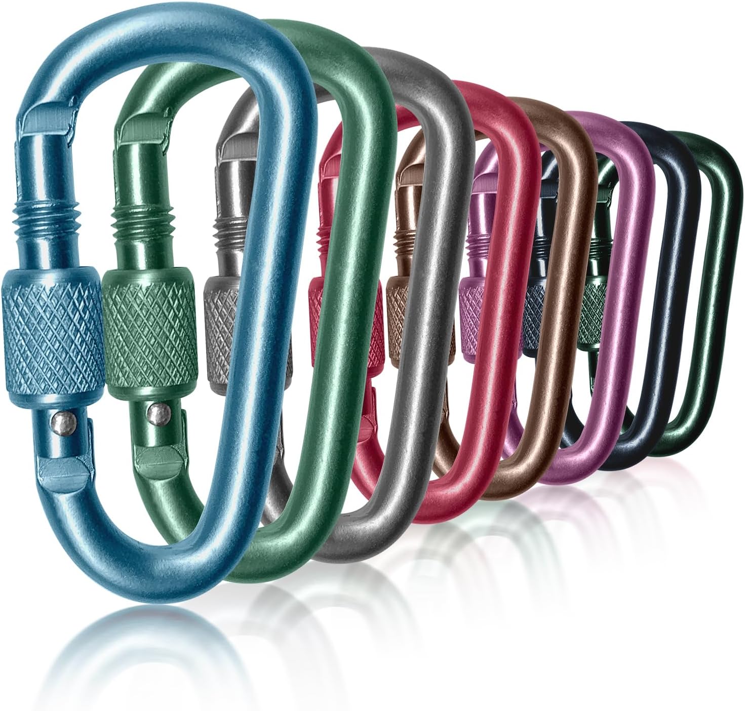 2-Inch Locking Climbing Carabiner D-Ring Clip