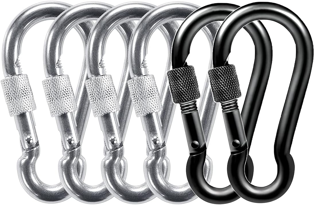 316 Stainless Screw-Lock Climbing Carabiner